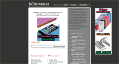 Desktop Screenshot of mp3stream.cz