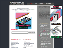 Tablet Screenshot of mp3stream.cz